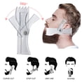 thumbnail image 1 of tooloflife Men's Beard Comb 360° Rotatable Styling Beard Shaping Comb Tool Portable for All Face Plastic Transparent, 1 of 7