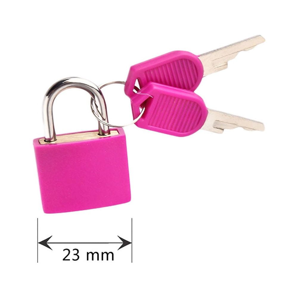 tooloflife Mini Padlock with 2 Keys for Suitcase Bag Luggage Case Lock