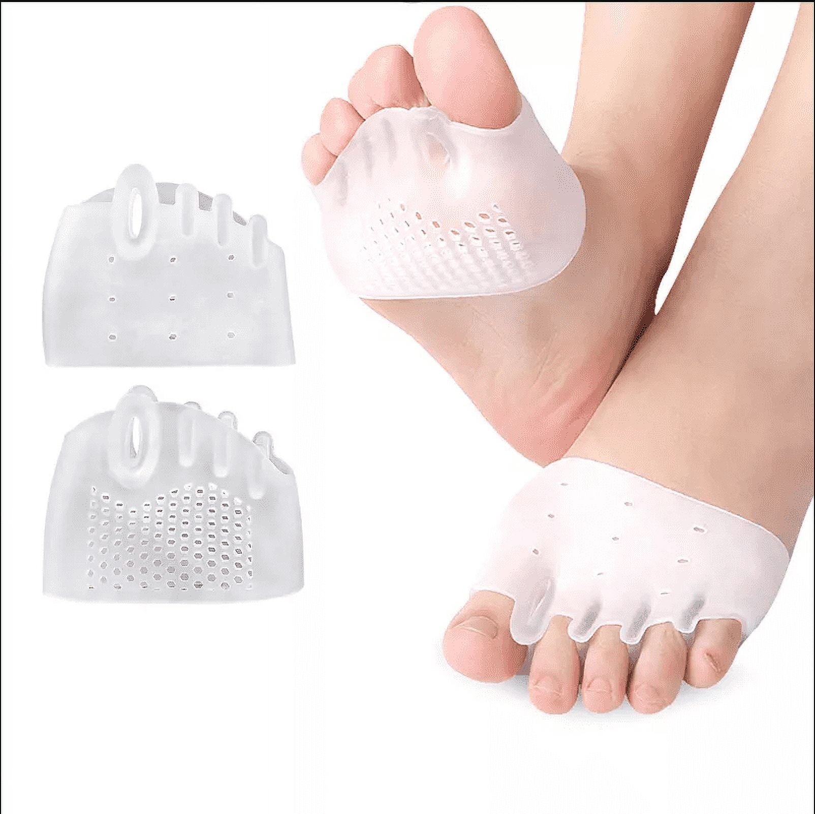 tooloflife Pairs Ball of Foot Pads Gel Cushions Protect Relieve ...