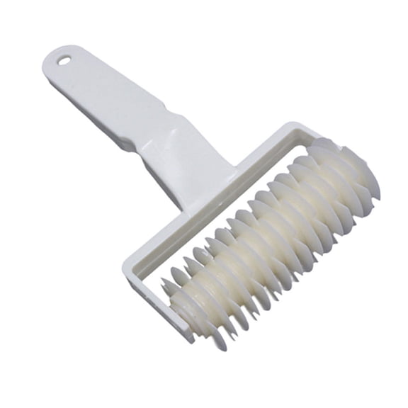 tooloflife Pastry Lattice Roller Cutter for Biscuits Cookies Bread Cake Pizza White