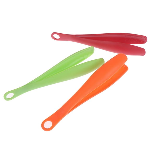 tooloflife Plastic Food Tongs for Grilling Stir Frying and Baking High Temperature Resistance Hanging Hole Design
