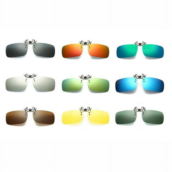 tooloflife Polarized Clip on Sunglasses for Prescription Glasses Polarized Lenses UV 400 Protection Adults Unisex