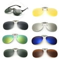 thumbnail image 1 of tooloflife Polarized Lenses Clip on Glasses Sunglasses Metal Clip UV 400 Protection Eyewear Clip Unisex, 1 of 4