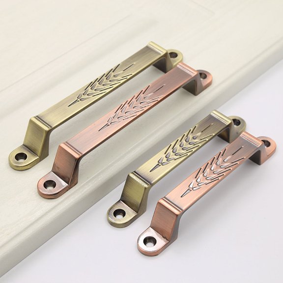 tooloflife Retro Cabinet Wardrobe Door Handle with Screws for Wine Shoe Cabinets Bookcases Zinc Alloy