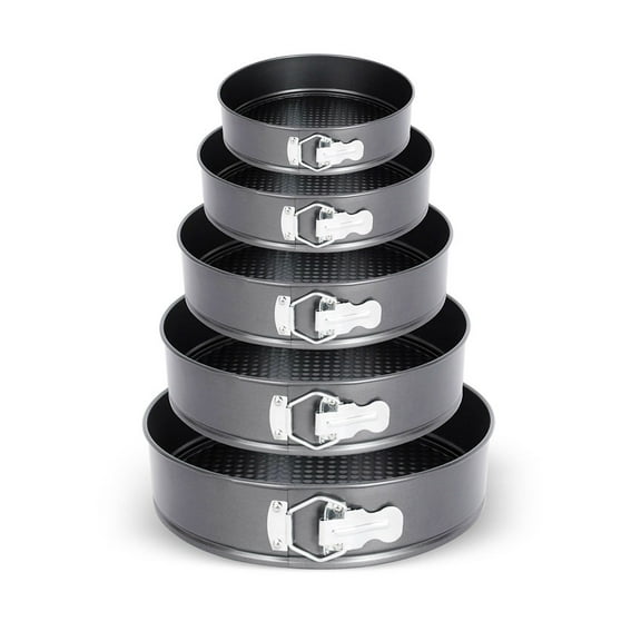 tooloflife Round Cake Baking Tin Pan Cake Mold with Removable Bottom Diameter12cm-28cm Carbon Steel