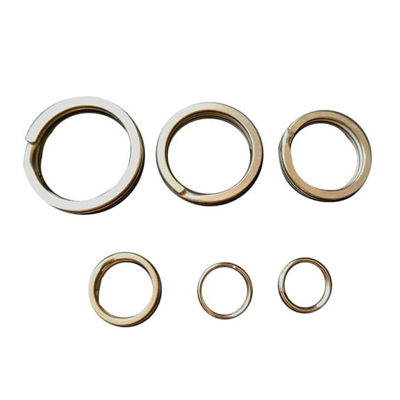 tooloflife Round Keyring Keys Holder Titanium Alloy Unisex Size Φ14mm-Φ32mm