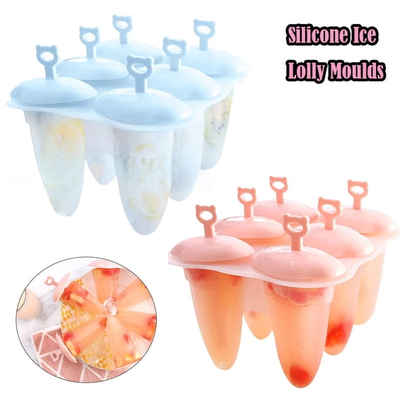 tooloflife Silicone Ice Lolly Moulds for Ice Cream Freezer Yoghurt Juice Drinks Making Summer