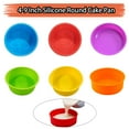 thumbnail image 1 of tooloflife Silicone Round Cake Pan Cake Molds for Baking Layer Cake Cheese Cake Oven Micro-Wave Oven, 1 of 2