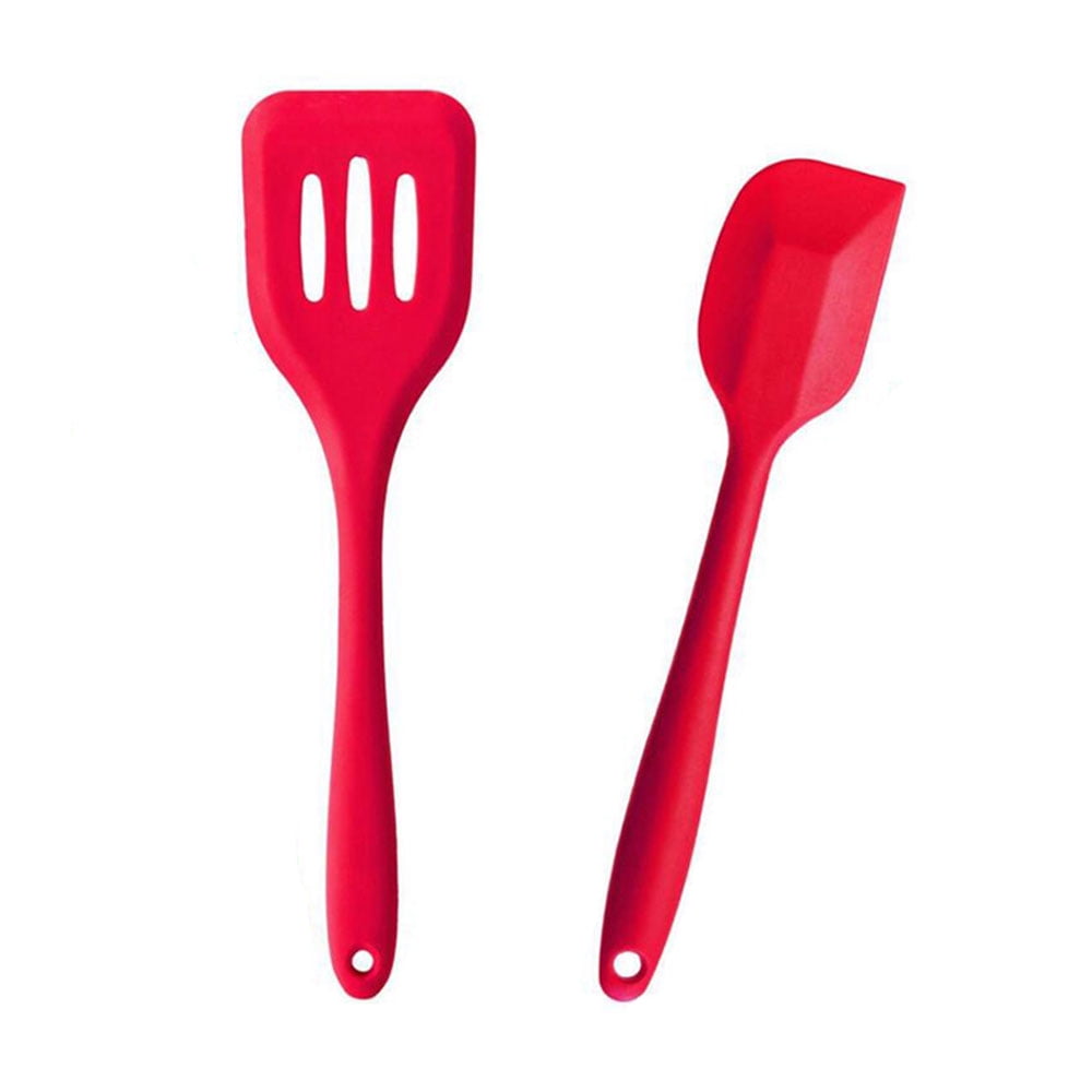 tooloflife Silicone Spatula Heat Resistant Kitchen Cooking Utensils ...