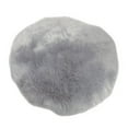 thumbnail image 1 of tooloflife Soft Plush Carpet Shaggy Round Rug Circular Carpet for Kids Girls Boys Bedroom Nursery Room Home 60cm Gray, 1 of 4