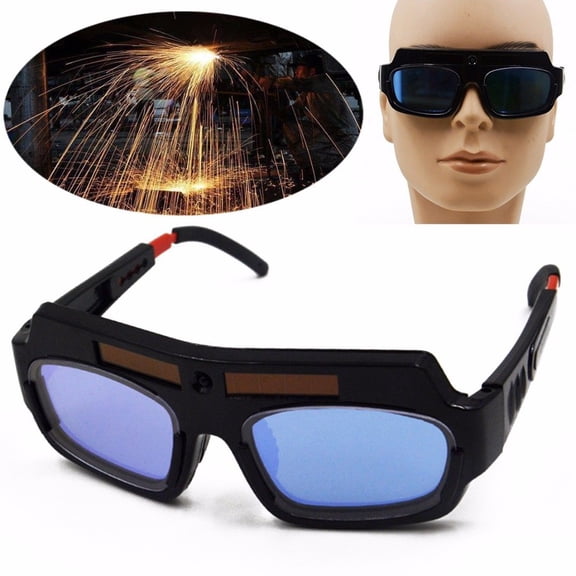 tooloflife Solar Auto Darkening Welding Glasses for Welding Protect Eyes Goggles Helmet Mask