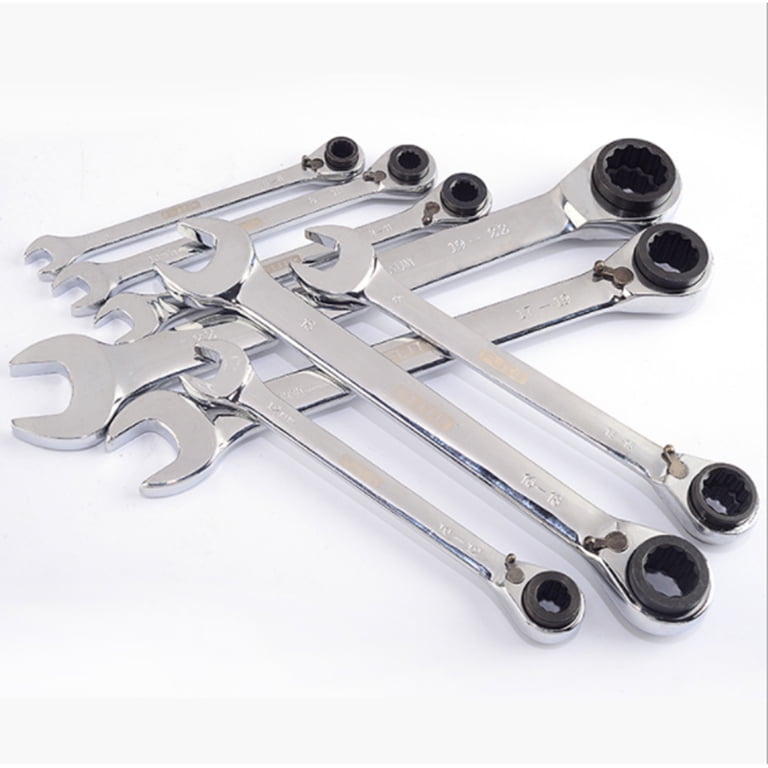 10mm Ratcheting Combination Wrench – 72-Tooth Gear, 12-Point Design, Chrome Vanadium Steel, High Torque, Smooth Ratchet Action