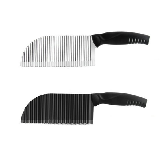 tooloflife Wave Slicer Crinkle Potato Cutter Wave Blade Stainless Steel Home Kitchen Chopping Knife