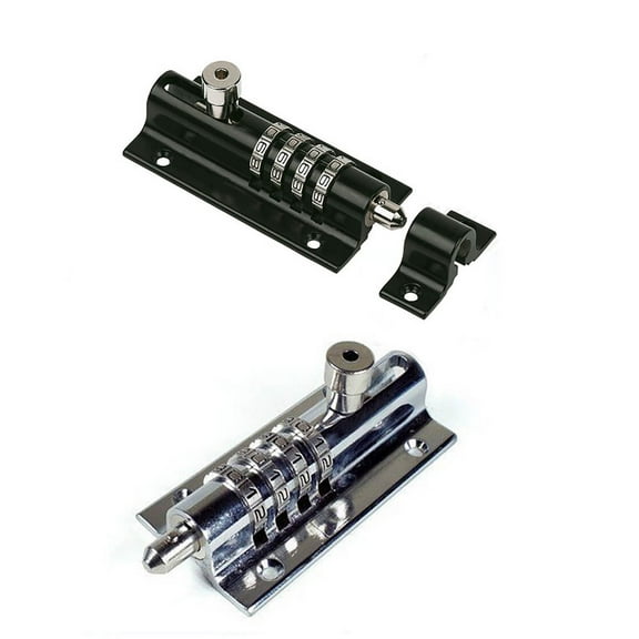 tooloflife Zinc Alloy Combination Lock Bolt for Home Office Doors Cupboards Lockers