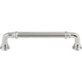 thumbnail image 1 of top knobs tk323pc chareau collection 5" reeded pull, polished chrome, 1 of 7
