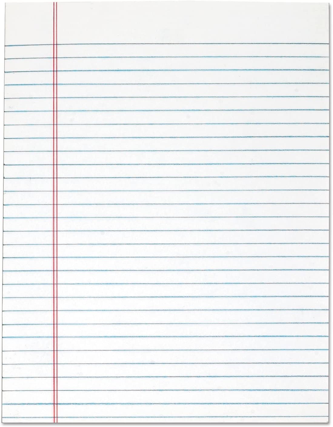 TOPS 7523 the Legal Pad Glue Top Pads, Legal/Wide, 8 1/2 x 11, White, 50 Sheets, Dozen