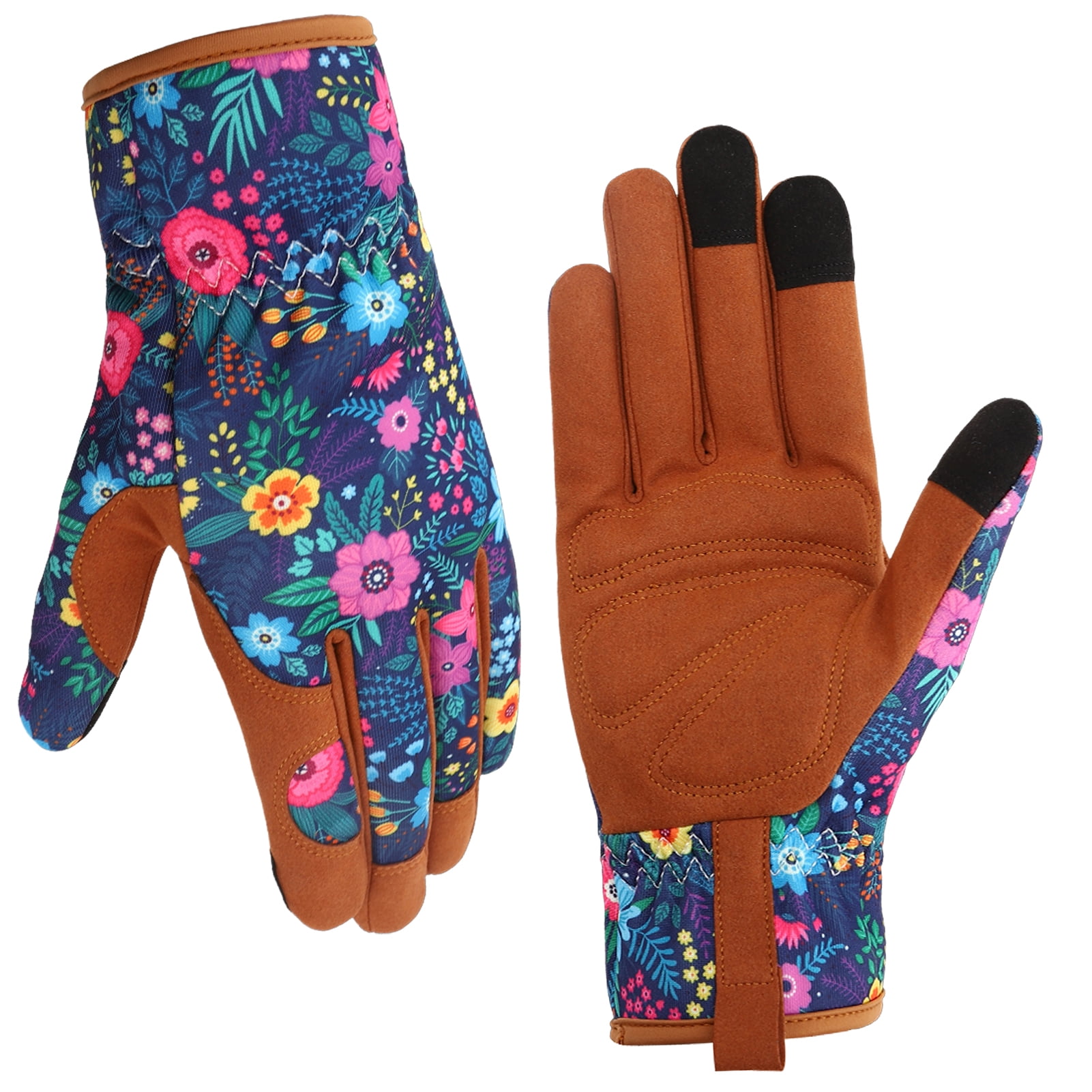 Walmart savings: topjuju Gardening Gloves for Women - Thorn Proof & Puncture Resistant, Breathable Floral Gloves for Rose Pruning,Mother's Day Gift (Floral Design)