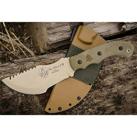 tops tom brown tracker survival knife coyote tan tbt01-tan