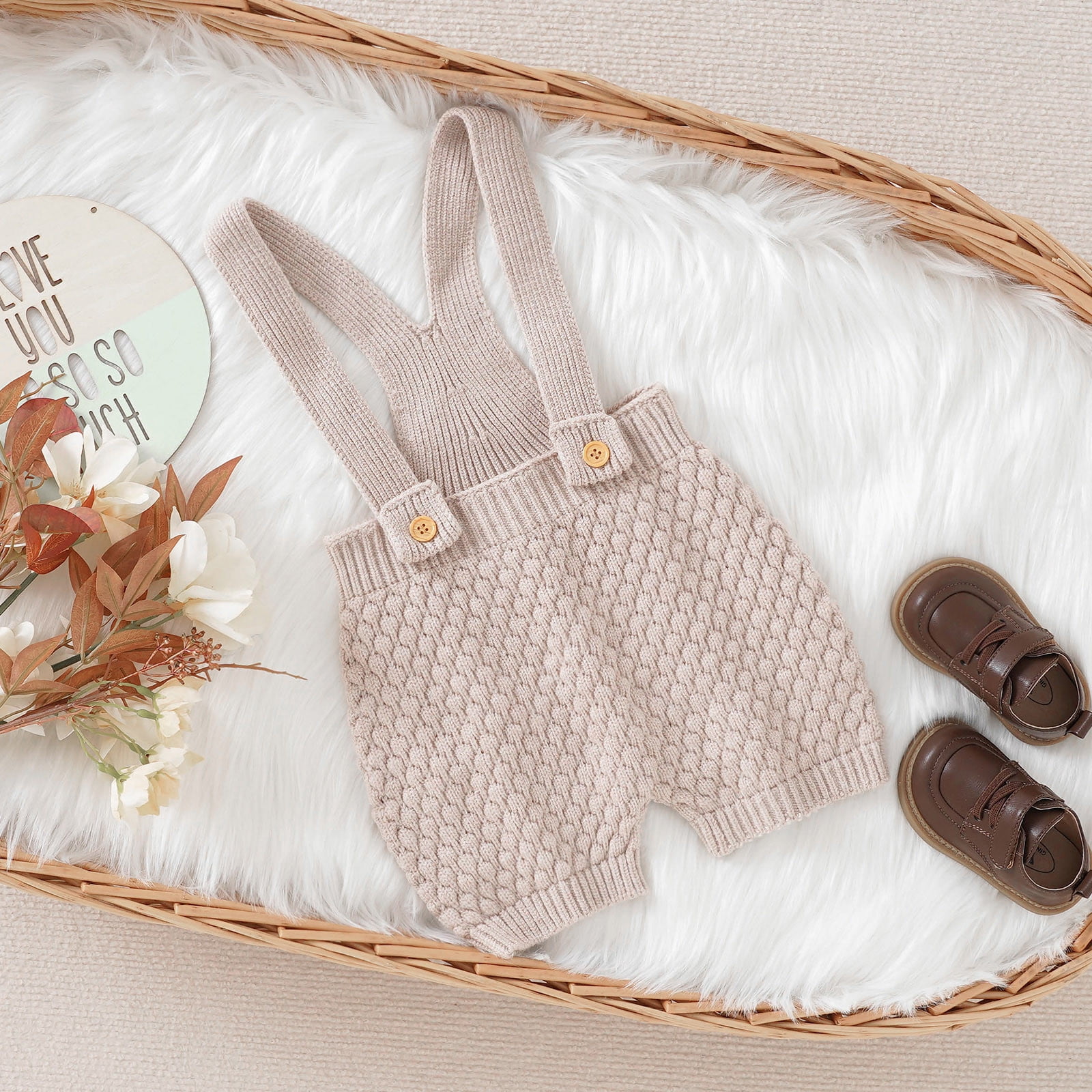 toraway Girls Rompers 12-14 Shorts Cute Baby Knit Suspender Romper ...