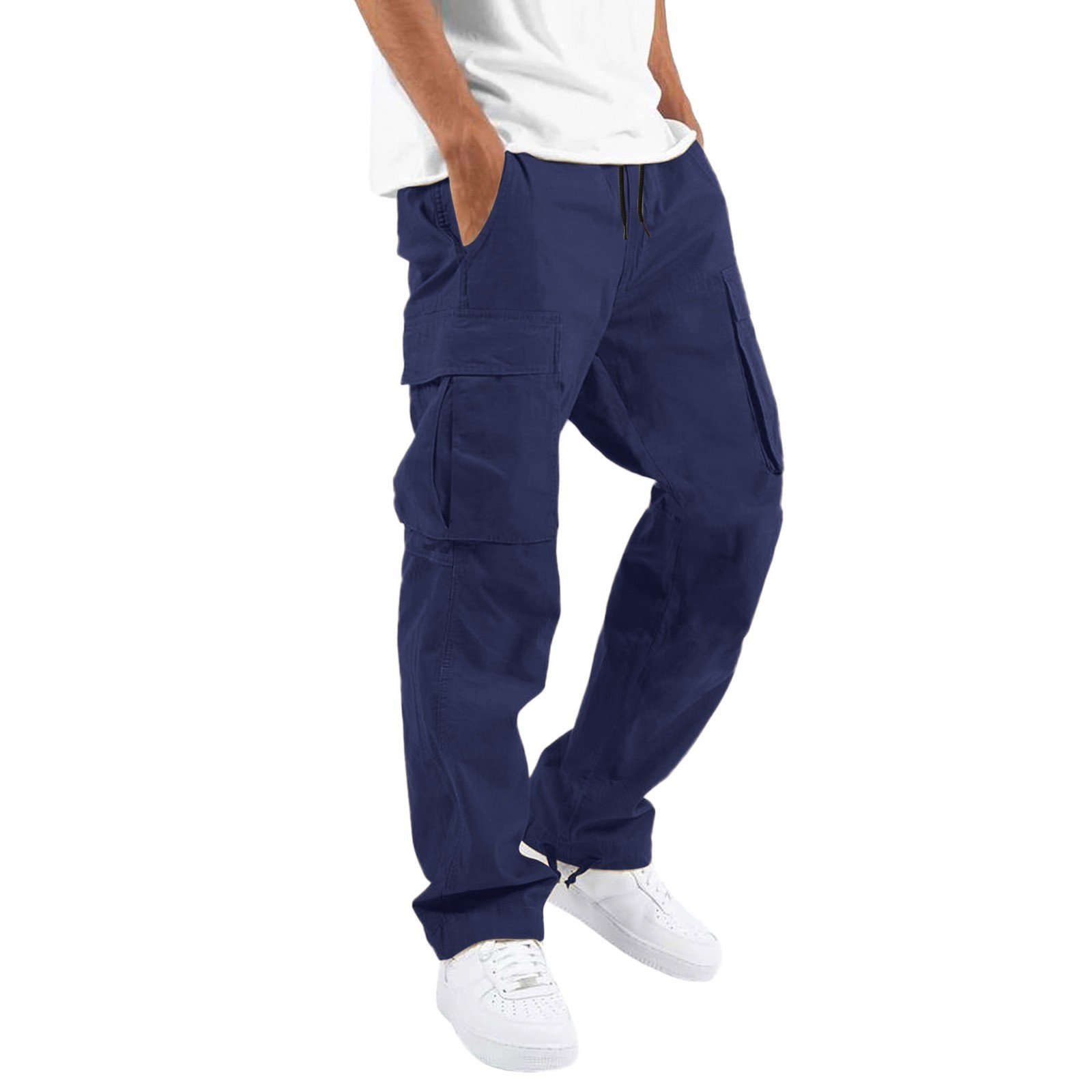 toraway Men's Casual Pants Elastic Waist Mens Casual Waist Color Sports ...
