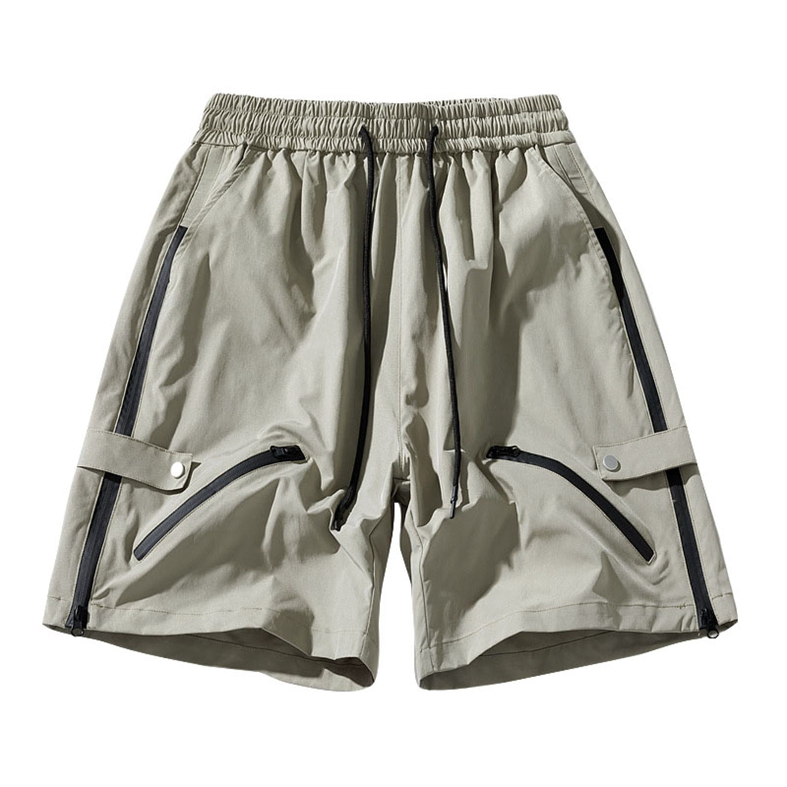 toraway Men's Casual Shorts 12 Inch Inseam Men's Shorts Color Loose Overalls Men Summer Mountain