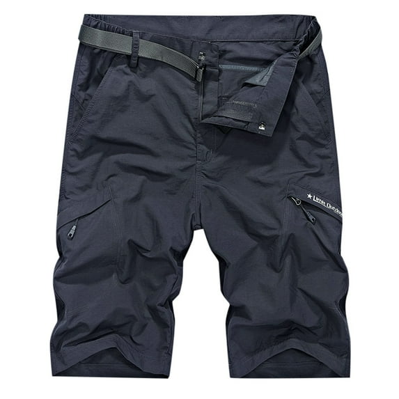 toraway Men's Casual Shorts 12 Inch Inseam Hiking Shorts Men's Cargo Casual Outdoor 4 Way Stretchy Lightweight Summer Short with Multi Pockets 30 46 (Have Belt) Men Casual Pants Big and Tall Xxl