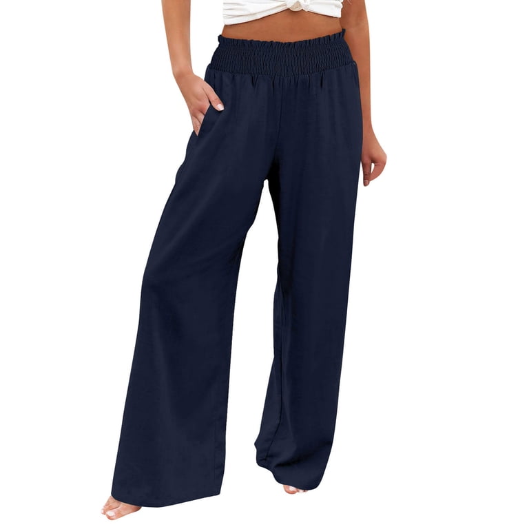 toraway Women's Jeans High Waisted Tall Casual Womens Wide Leg