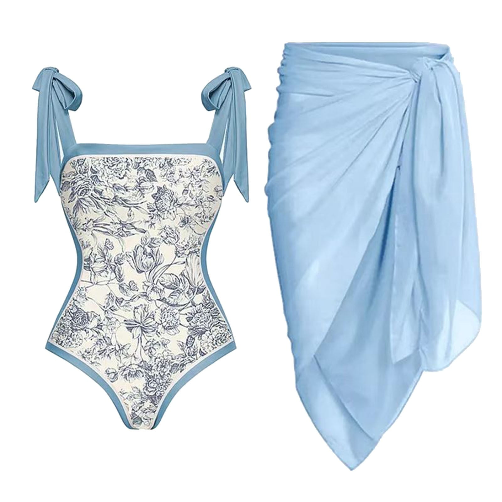 toraway Summer Bikinis for Women 2024 Plus Size Women's National Style