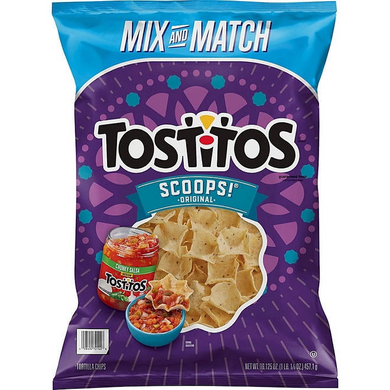 Tostitos Scoops Tortilla Chips & Cheetos Crunchy Cheese Snacks