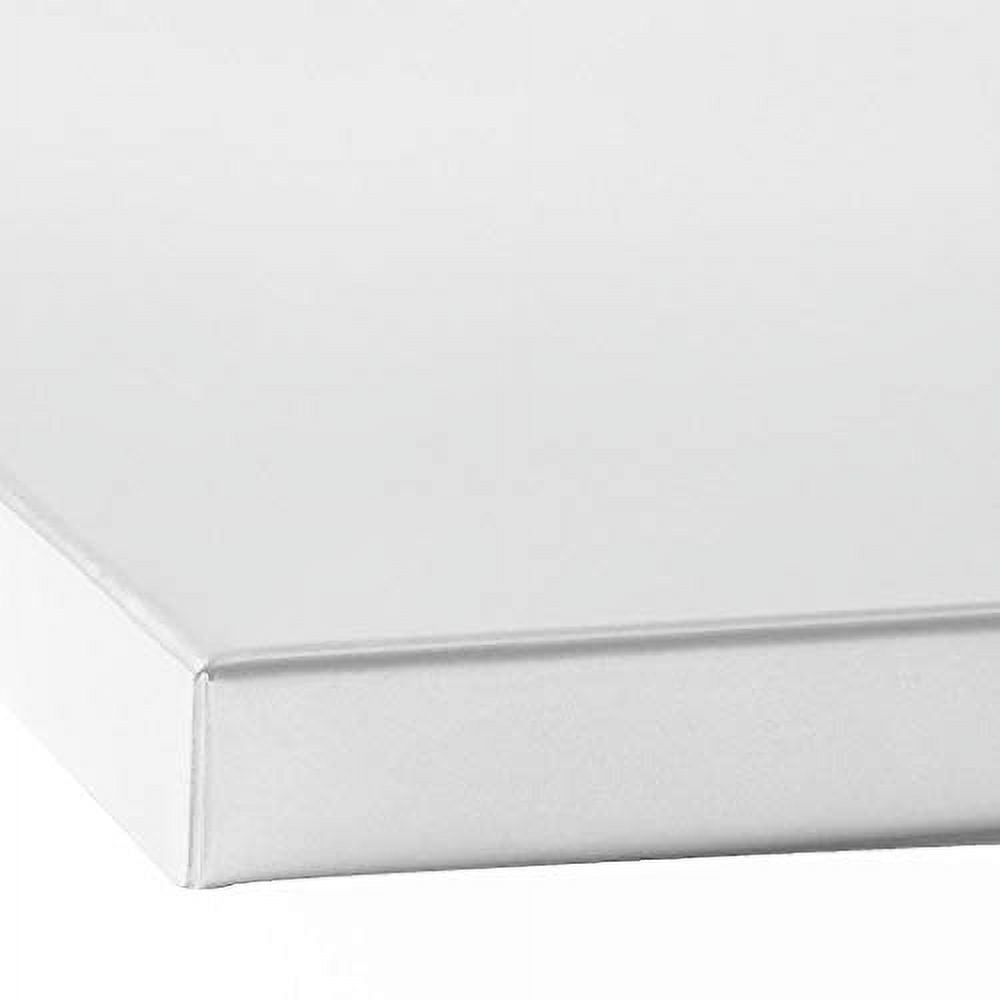 TotalElement 28x14 Inch Magnetic Board - Frameless Stainless Steel Notice Board For Wall