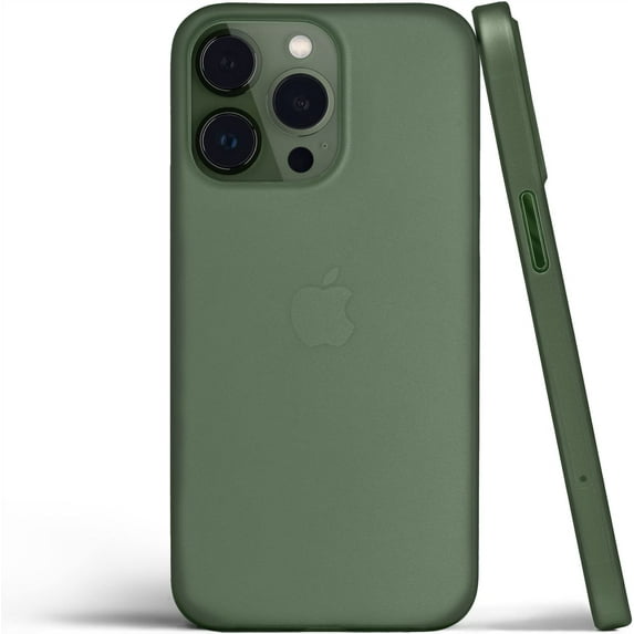 totallee Thin iPhone 13 Pro Case, Thinnest Cover Ultra Slim Minimal - for Apple iPhone 13 Pro (2021) (Alpine Green)