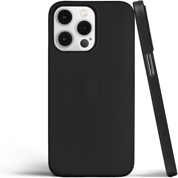 totallee Thin iPhone 13 Pro Case, Thinnest Cover Ultra Slim Minimal - for Apple iPhone 13 Pro (2021) (Frosted Black)