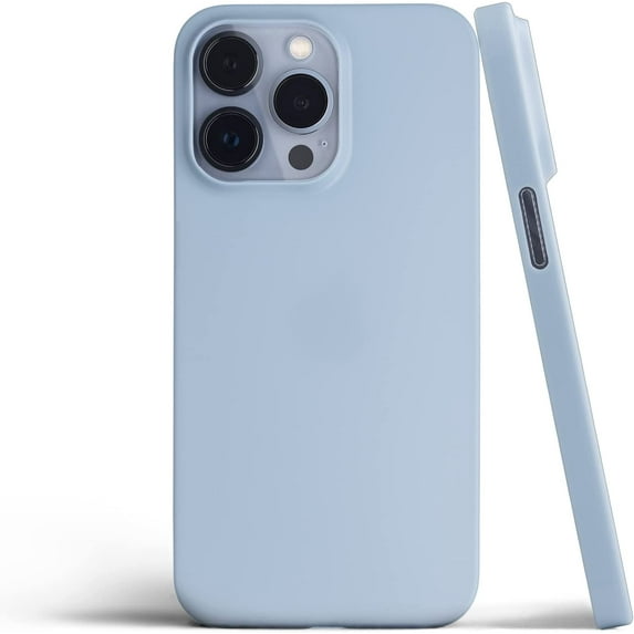 totallee Thin iPhone 13 Pro Case, Thinnest Cover Ultra Slim Minimal - for Apple iPhone 13 Pro (2021) (Sierra Blue)