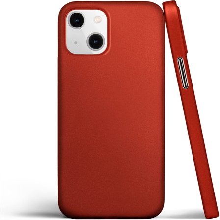 totallee Thin iPhone 15 Case, Thinnest Cover Ultra Slim Minimal - for Apple iPhone 15 (2023) (Red)