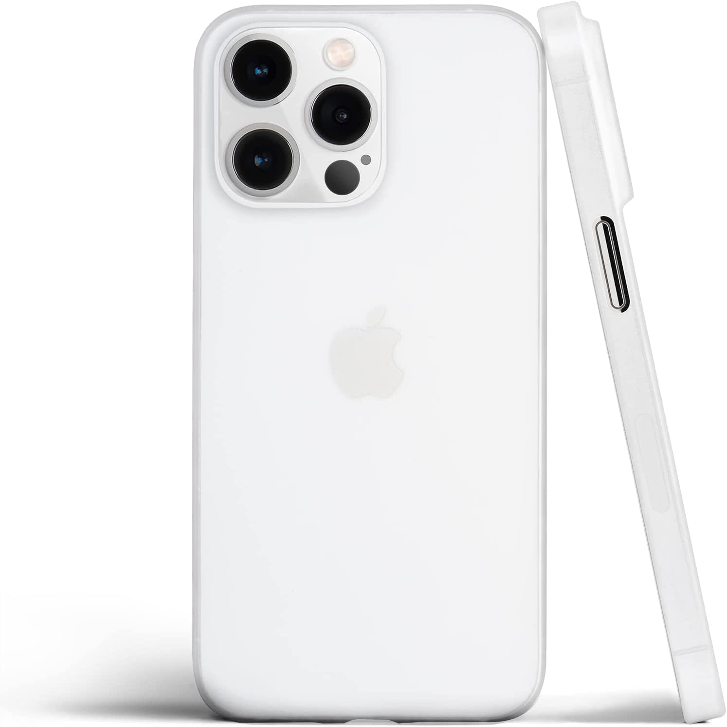 totallee Thin iPhone 15 Pro Case, Thinnest Cover Ultra Slim Minimal - for Apple iPhone 15 Pro (2023) (Frosted Clear)