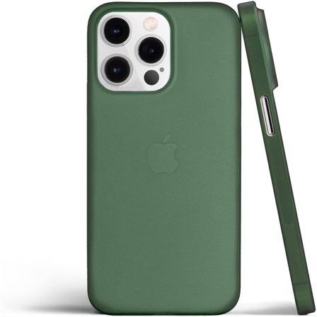 totallee Thin iPhone 15 Pro Case, Thinnest Cover Ultra Slim Minimal - for Apple iPhone 15 Pro (2023) (Green)