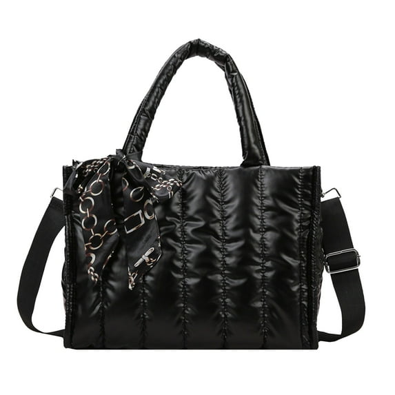 tote bag for women waterproof nylon tote handbag large shoulder bag with zip for school travel shopping daily use