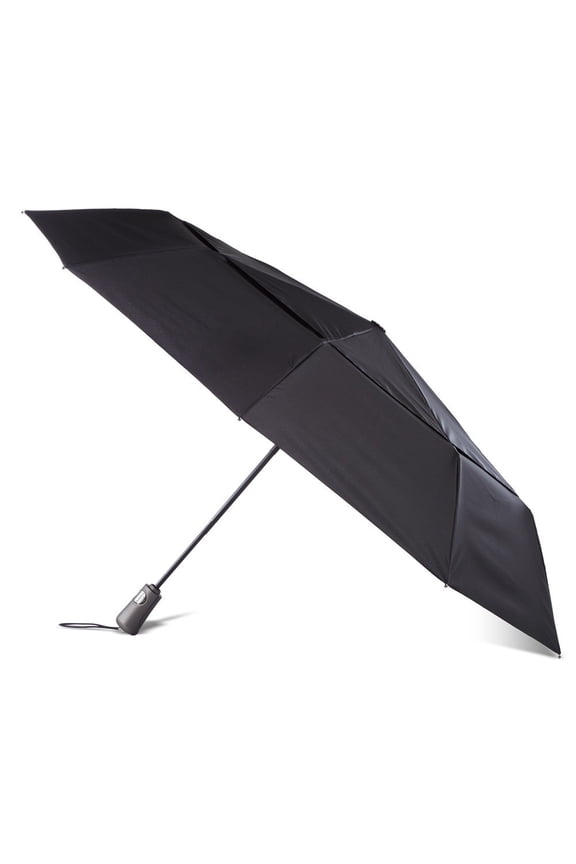 Auto Open/Close Windproof Ultimate Compact Umbrella with UV-8751 - Black