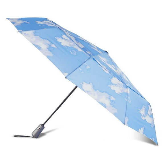 totes Auto Open/Close Windproof Ultimate Compact Umbrella with UV-8751 - Cloud K52