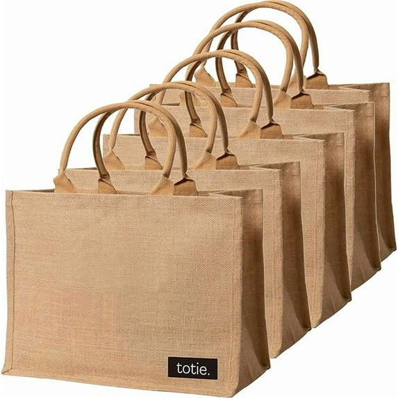 totes Large Burlap Tote Bags - Burlap Tote Bags with Handles - Burlap Gift Bags - Jute Tote Bags – Jute Bags with Handles - Jute Bag