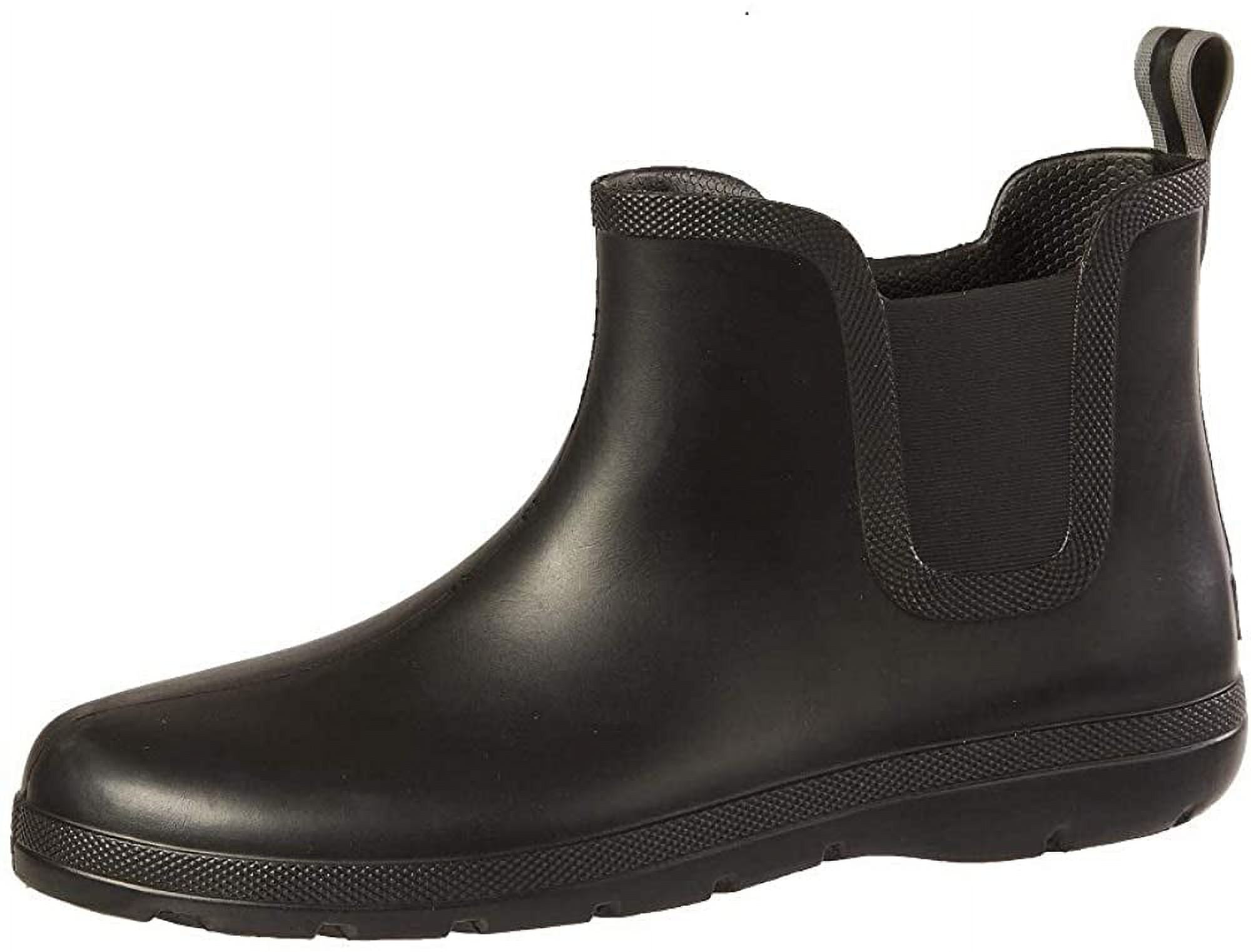 totes Men's Everywear Chelsea Rain Boots Ankle 13 Black