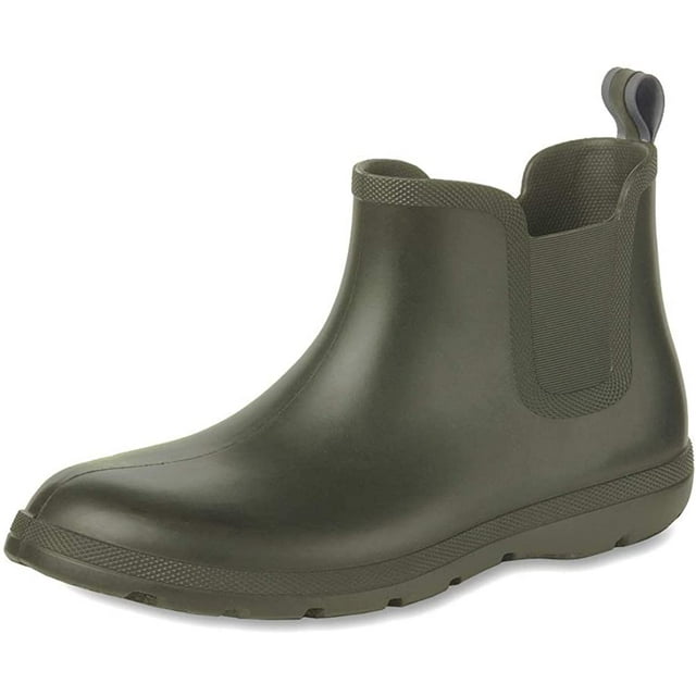 totes Mens Cirrus Ankle Rubber Rain Boot, Loden, 10 - Walmart.com