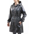 thumbnail image 1 of totes Recycled Metallic Anorak with Reflective Zipper, Rain Coat (Women's), 1 of 2