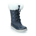 thumbnail image 1 of totes Shirley Tall Girls' Winter Boots Color: Dress Blue Cool Blue Size: 1, 1 of 5