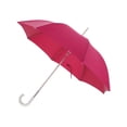 thumbnail image 1 of totes Large Eco Auto-Open Stick Umbrella with a Classic J Hook Curved Handle, Wild Rose, 46", 1 of 3