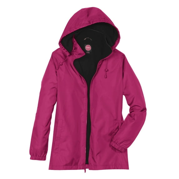 totes Womens Rain Jacket with Hood Rain Coat for Women Waterproof Womens Coats - Mulberry - XL