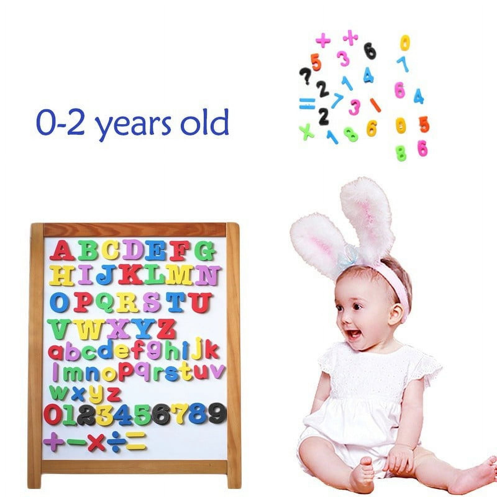 Set Magnetico Per Frigo Numeri E Lettere A-Z - Giocattolo Educativo Per Bambini 4+