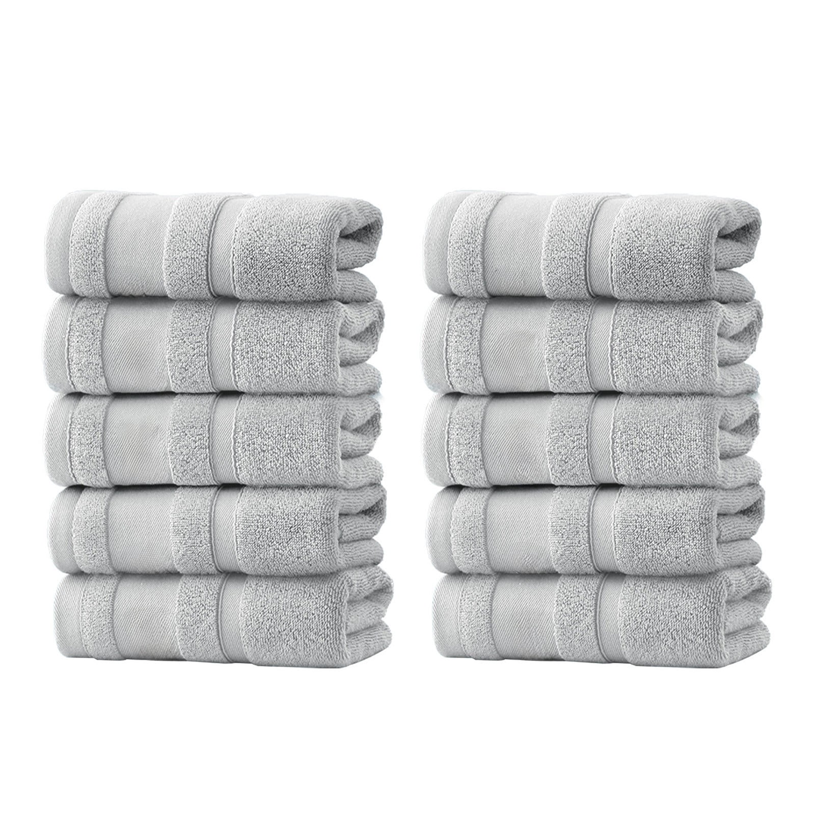 towels for Bathroom 10 Sets Of Thick And Soft Absorbent towels for Bathroom Use, 10 Sets Of Household Face Washing Gift towels
