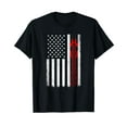 thumbnail image 1 of tower climber american flag, tower climber T-Shirt, 1 of 5