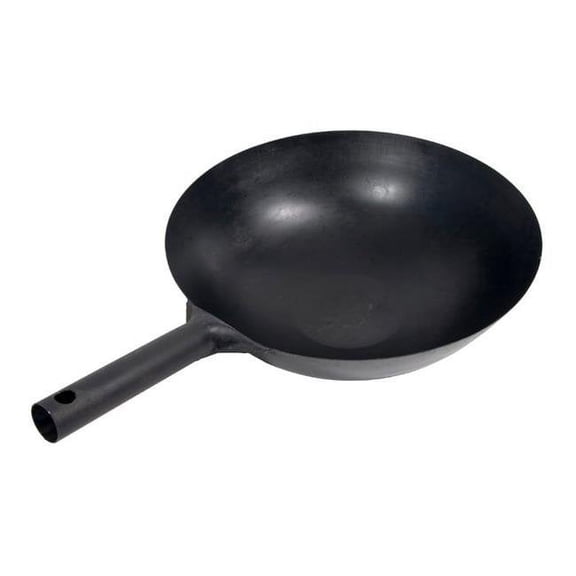 town food service 16 inch steel mandarin style wok
